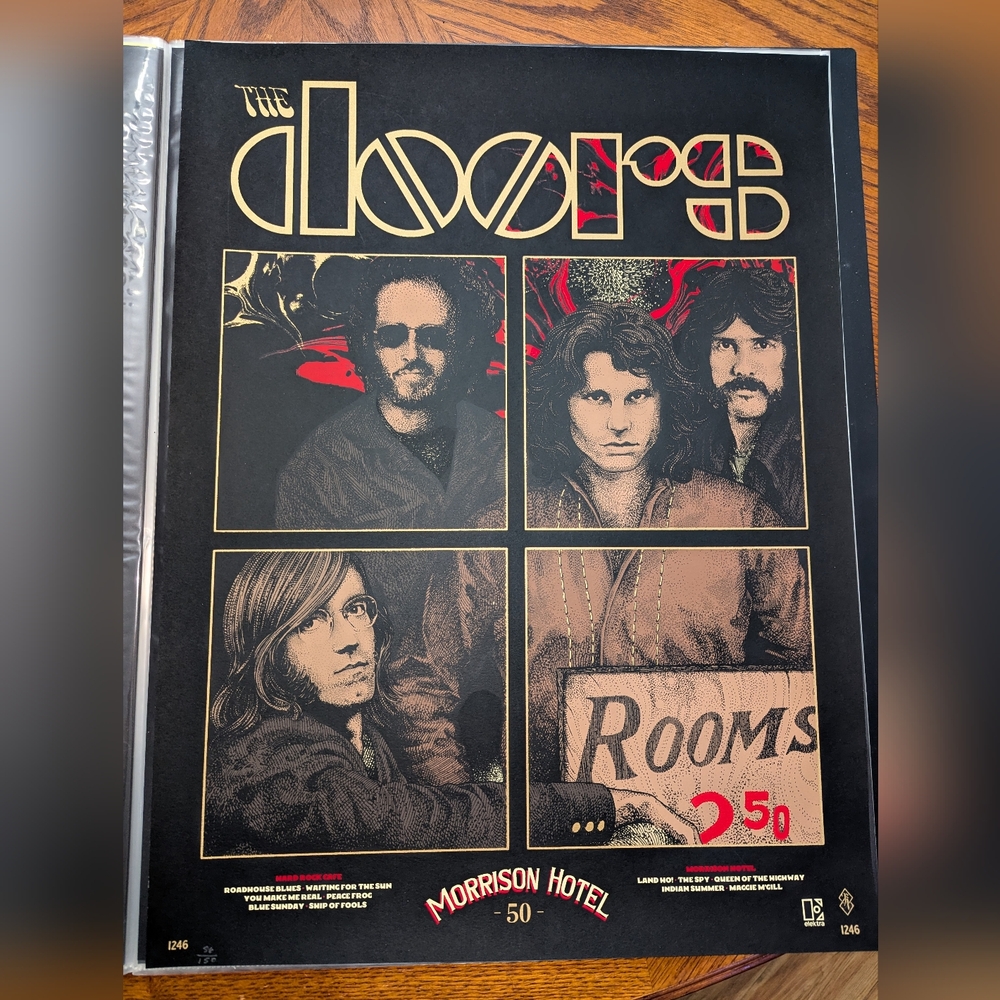 The Doors Morrison Hotel Poster Indian Summer Edition